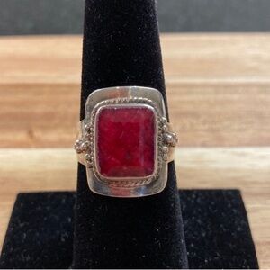 Ruby antique ring